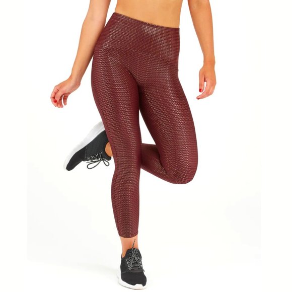 Spanx Booty Boost Active 7/8 Leggings, Metallic Mist - Picture 6 of 6